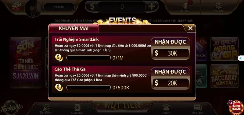 Sunwin 26 Chương trình Event được cập nhật liên tục tại cổng game