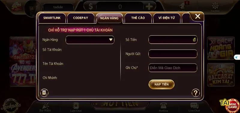 Sunwin 28 Điền chính xác các thông tin trong form đăng ký của cổng game