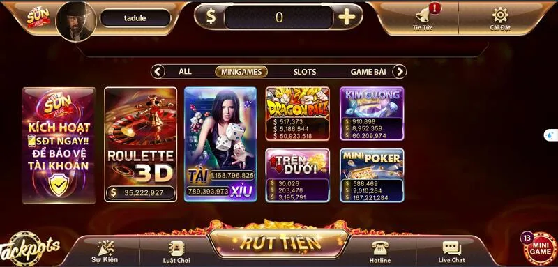 Sunwin 23 Sảnh minigame với cách chơi đơn giản và dễ dàng