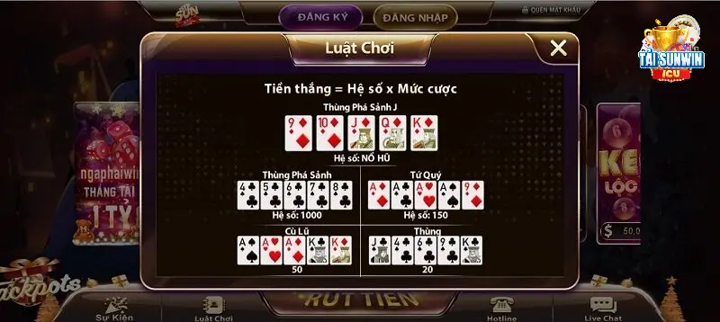 Mini Poker Sunwin - Giải mã sức hút đến từ minigame đặc sắc 3 Luật chơi mini poker sunwin dễ nắm cho bất cứ ai